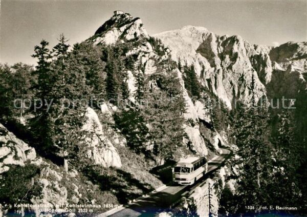 Foto Baumann E. Nr. 1335 Kehlsteinstrasse Kehlsteinhaus Hoh
