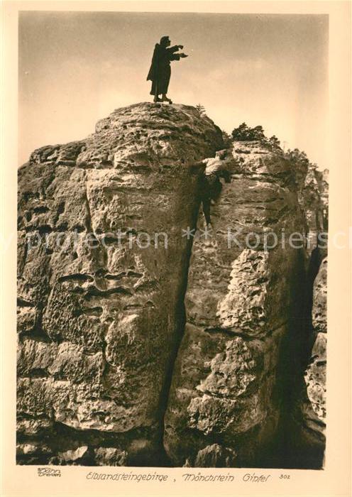 Foto Hahn Nr. 302 Elbsandsteingebirge Mönchstein-Gipf