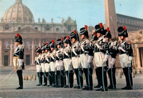 Leibgarde Wache Citta del Vaticano Gendarmi Pontifici P
