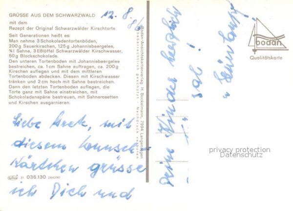 Lebensmittel Schwarzwälder Kirschtorte Rezept Kuckuc – Bild 2