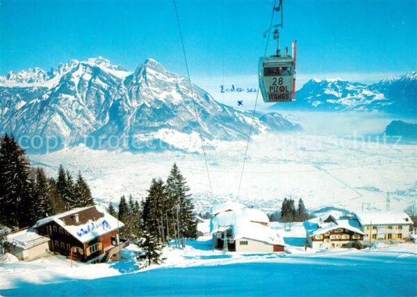 Seilbahn Wangs-Pizol Kurhaus Baschalva Chalet Wa