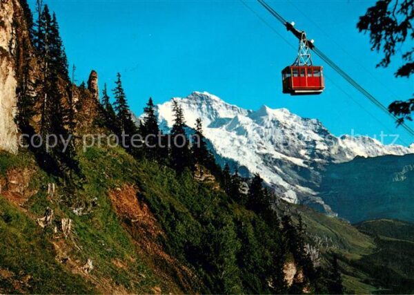 Seilbahn Wengen Männlichen Jungfrau