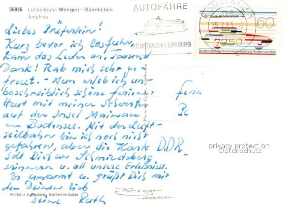 Seilbahn Wengen Männlichen Jungfrau – Bild 2
