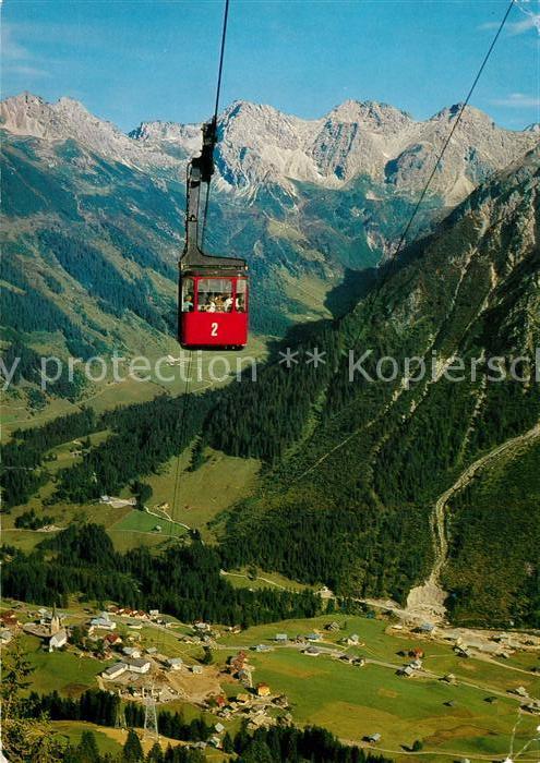 Seilbahn Walmendingerhorn Mittelberg Hammerspitz