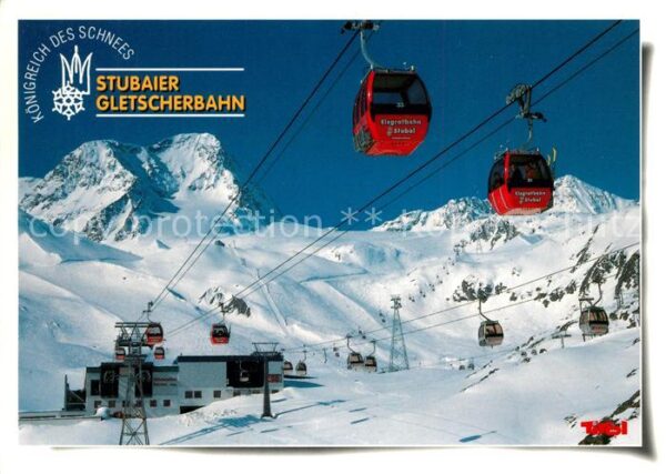 Seilbahn Stubaier Gletscherbahn Stubaital Mittel