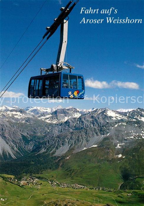Seilbahn Arosa Weisshorn Piz Kesch Bernina-Grupp