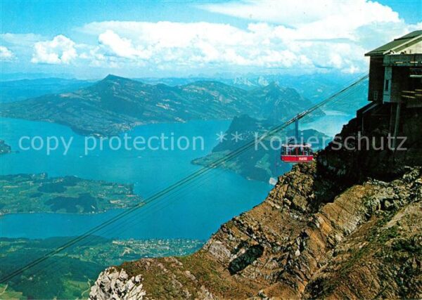 Seilbahn Pilatus Vierwaldstättersee Rigi Bürgens