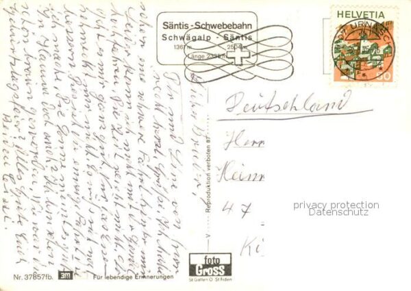Seilbahn Säntis Schwägalp – Bild 2