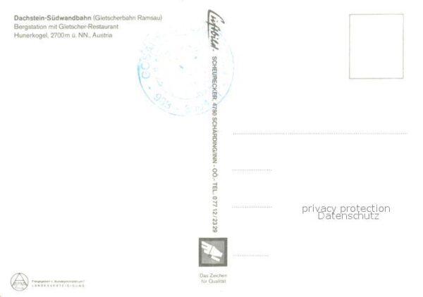 Seilbahn Dachstein-Südwandbahn Gletscher-Restaur – Bild 2