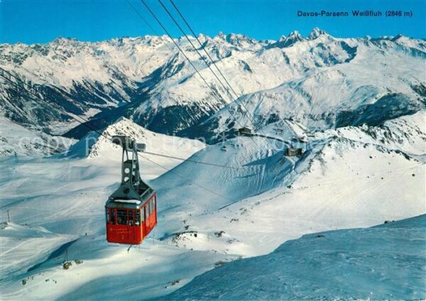 Seilbahn Davos-Parsenn Weissfluh Silvretta