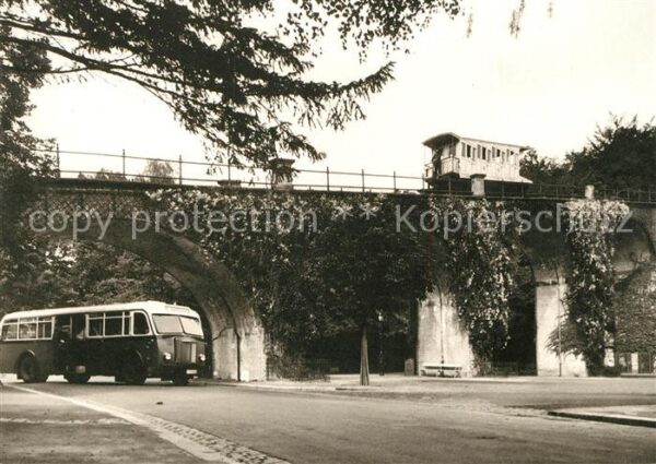 Autobus Omnibus Büssing-Trambus Wiesbaden Viadukt