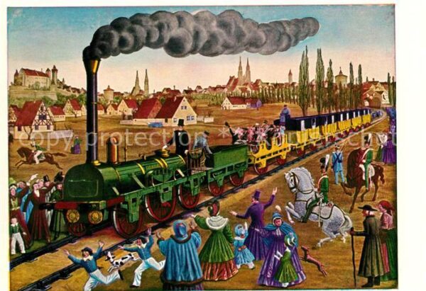 Eisenbahn Erste Deutsche Eisenbahn Nürnberg Fürth