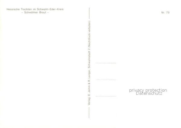 Trachten Hessen Braut Schwalm-Eder-Kreis – Bild 2