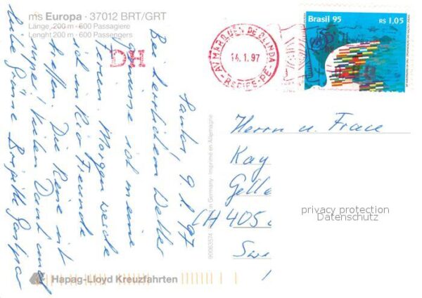 Schiffe Ships Navires MS Europa Hapag-Lloyd Kreuzfahrten – Bild 2