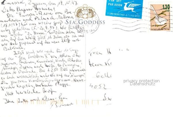 Schiffe Ships Navires Sea Goddess Life Schiffskellner – Bild 2