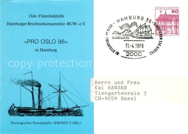 Dampfer Binnenschifffahrt Postdampfer Prinds Carl Norwegen Pro Os
