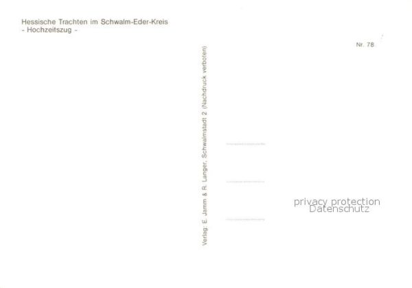 Trachten Hessen Hochzeitszug Schwalm-Eder-Kreis – Bild 2