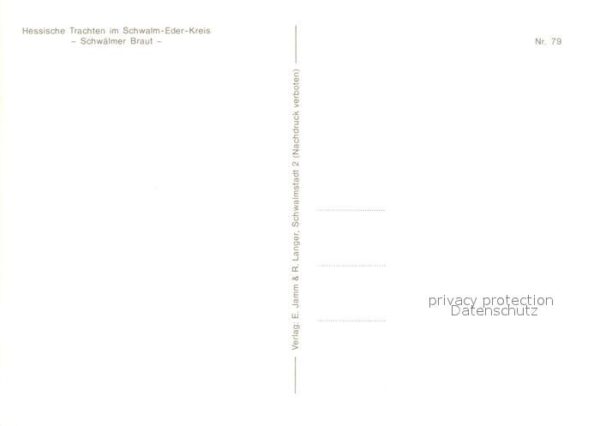 Trachten Hessen Braut Schwalm-Eder-Kreis – Bild 2