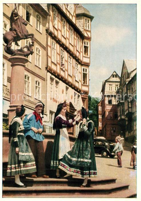 Trachten Hessen Marburg Marktbrunnen