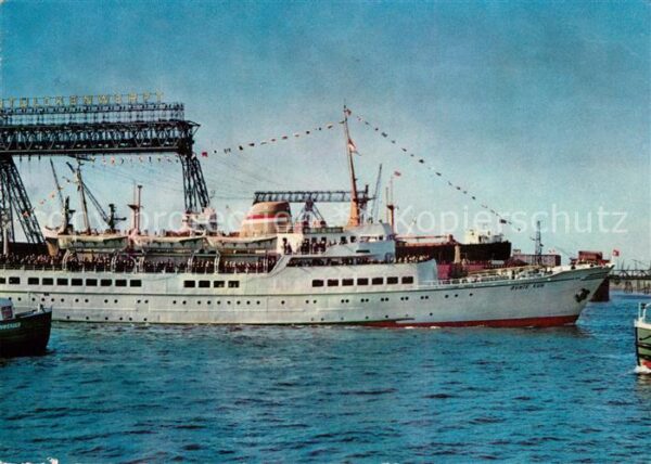 Schiffe Ships Navires Seebäderschiff Bunte Kuh Hamburg
