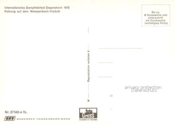 Eisenbahn Weissenbach-Viadukt Degersheim – Bild 2