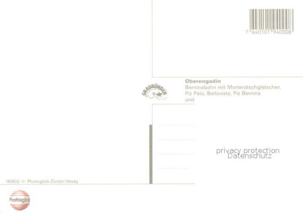 Eisenbahn Barninabahn Morteratschgletscher Piz Pa – Bild 2
