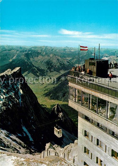Seilbahn Tiroler Zugspitzbahn Gipfelhotel Lechta