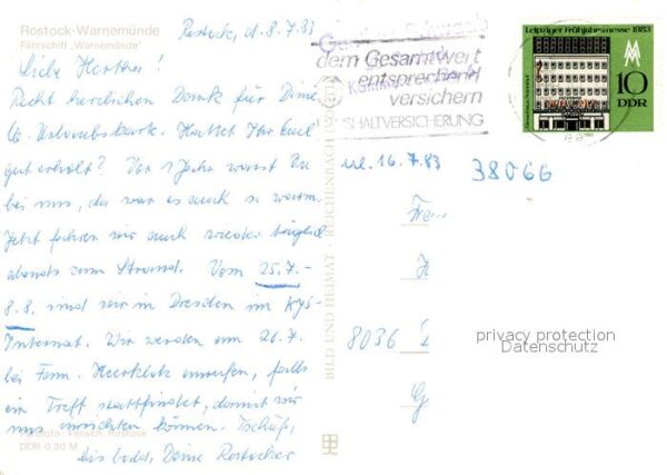 Schiffe Ships Navires Fährschiff Warnemünde Rostock – Bild 2