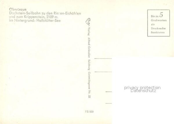 Seilbahn Dachstein Obertraun Hallstätter-See – Bild 2