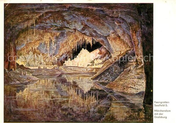 Hoehlen Caves Grottes Feengrotten Saalfeld Märchendom Gralsbu