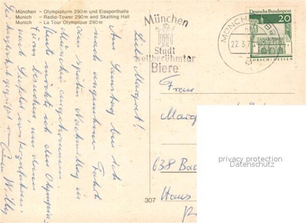 Olympia München Olympiaturm Eissporthalle – Bild 2