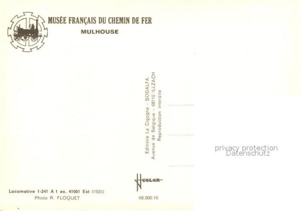 Lokomotive 1-241 A 1 Musee Francais du Chemin de F – Bild 2