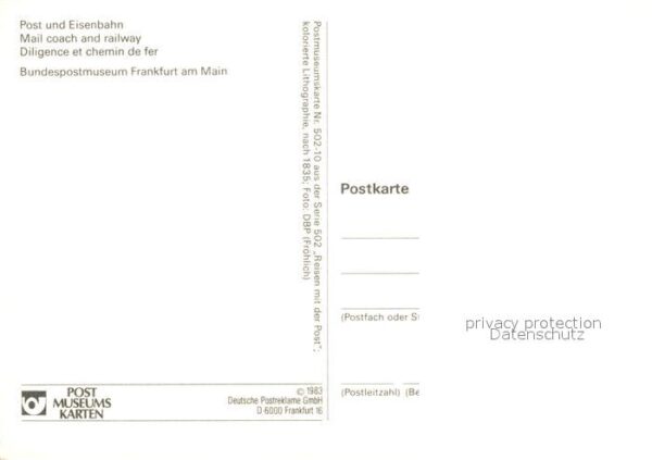 Postkutsche Eisenbahn – Bild 2