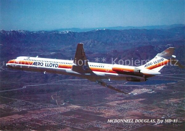 Flugzeuge Zivil Aero Lloyd McDonnell Douglas Typ MD-83