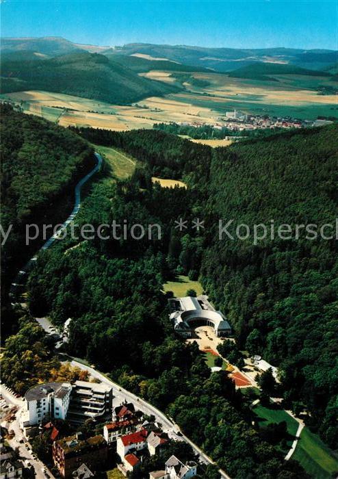 Bad Wildungen Wandelhalle Reinhardshausen im Hintergr