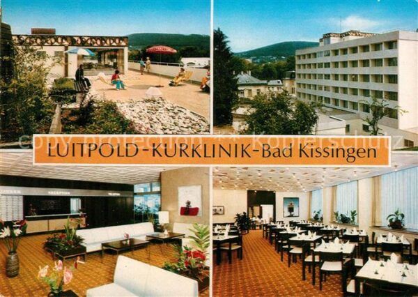 Bad Kissingen Luitpold Kurklinik Rezeption Speisesaal
