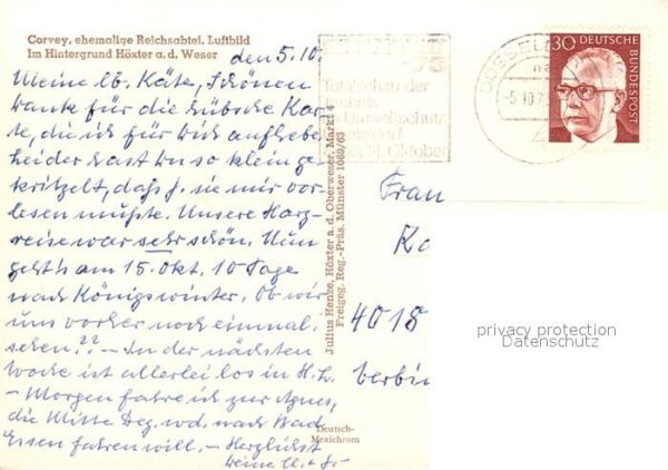 Corvey Ehemalige Reichsabtei im Hintergrund Hö – Bild 2