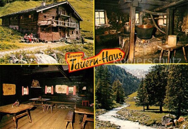 Woerth Rauris Tauernhaus Rauchkuchl Gaststube Motiv a