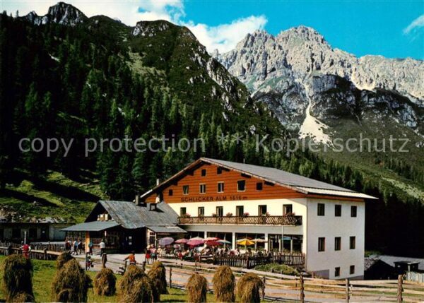 Fulpmes Tirol Schlicker Alm im Stubaital mit Ampferst