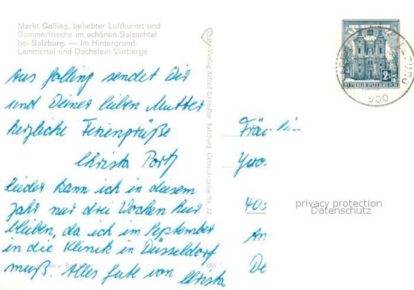 Golling Salzach Salzachtal mit Lammertal und Dachstein – Bild 2