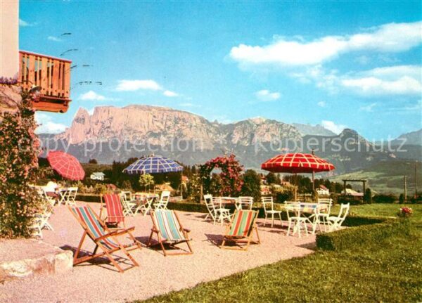 Ritten Renon Pension Belmonte Terrasse Dolomiten