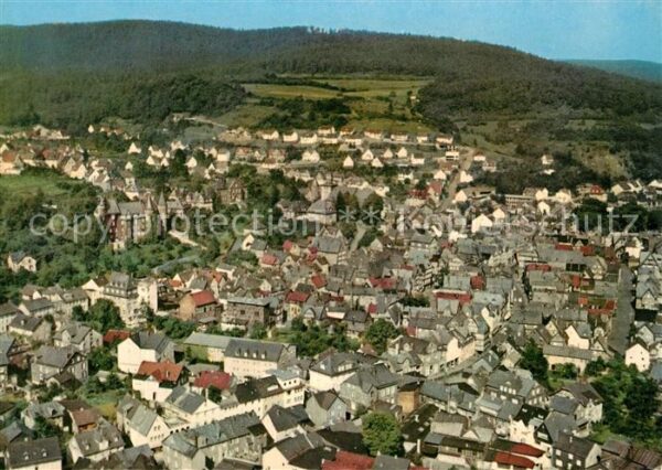 Herborn Hessen 1000jährige Stadt Fliegeraufnahme
