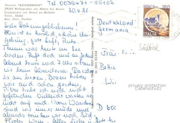 Ritten Renon Pension Weihrerhof am Wolfsgrubner See – Bild 2