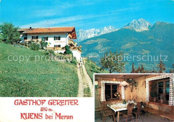 Kuens Gasthof Bereiter Gaststube Alpen