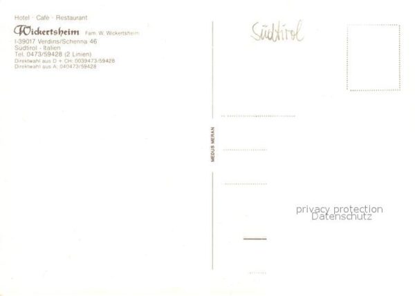 Verdins Hotel Cafe Restaurant Wickertsheim Land – Bild 2