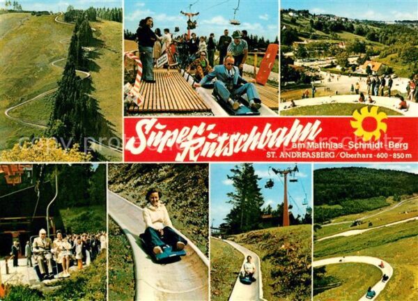 St Andreasberg Harz Super Rutschbahn am Matthias Schmidt Be