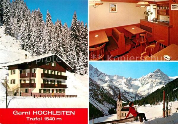 Trafoi Suedtirol Garni Hotel Hochleiten Kirche Winterlan