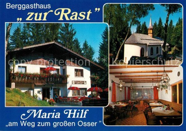Mariahilf Lam Berggasthaus Zur Rast am Weg zum Grosse