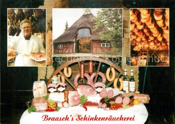 Harmsdorf Holstein Braasch Schinkenräucherei seit 1663 Hol