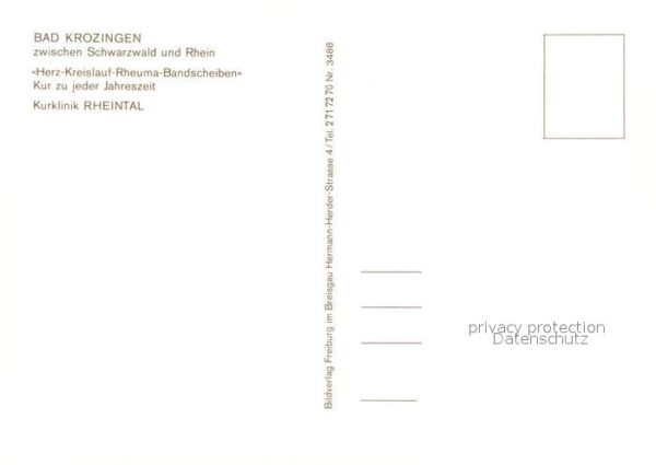 Bad Krozingen Kurklinik Rheintal – Bild 2